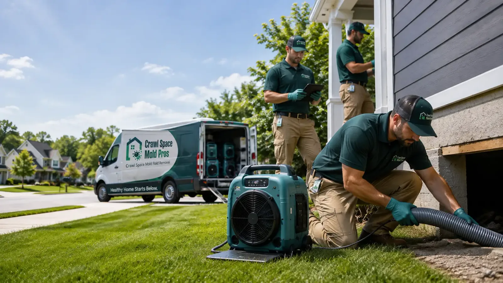 Crawl Space Mold Removal in Brockport, PA